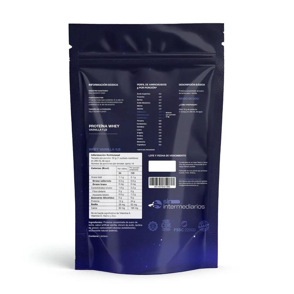 Proteína Whey Vainilla - Image 2